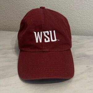 WSU Embroidered Crimson Cap